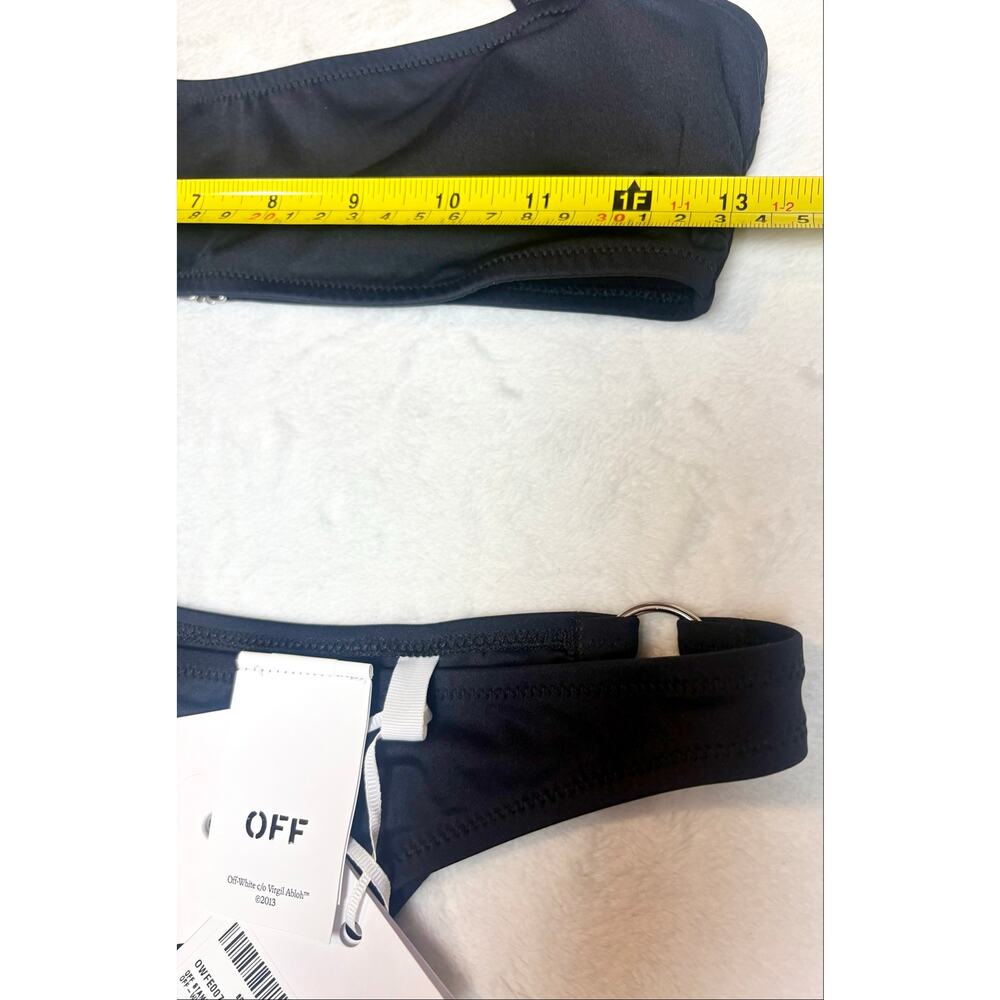 NWT - Off-White - Rower Black Bikini Swimsuit - Size 40 (XS) - Picture 7 of 12